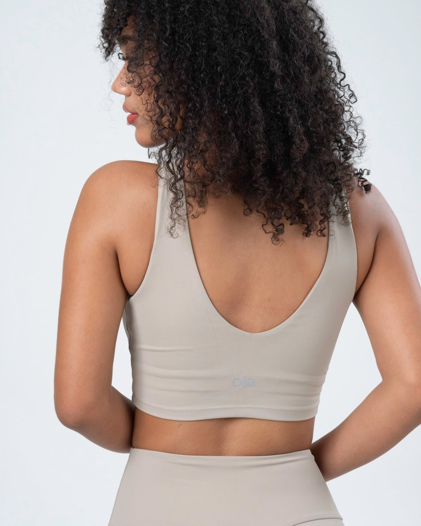 BEFREE - U-Scoop Top, Almond