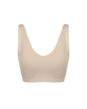 BEFREE - U-scooped Top, Almond