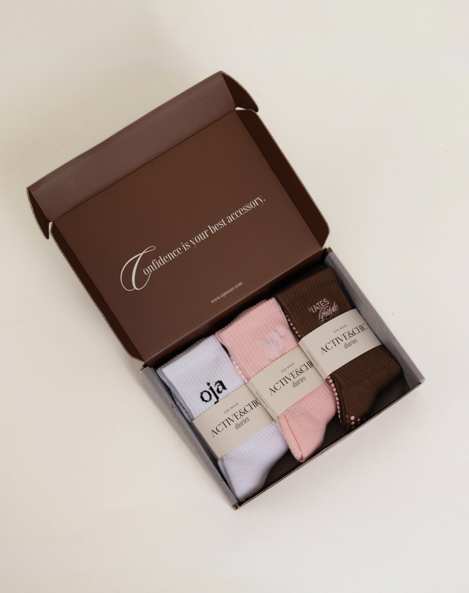 OJA Wear - Elevated Essentials Grip Socks - Premium Activewear & Athleisure for Pilates and Workouts - Philippines