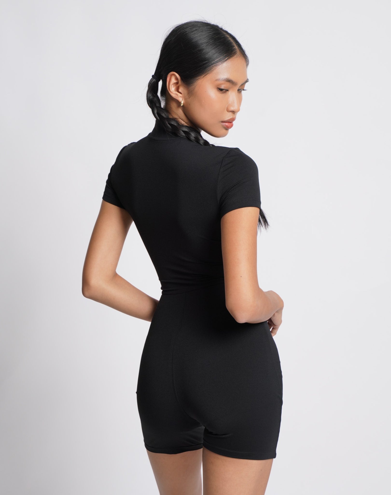 BEFREE Zipped Up Onesie - Black