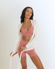 Chic Ballet Wrap - White