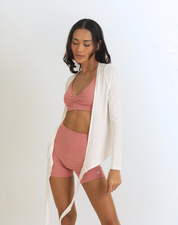 Chic Ballet Wrap - White
