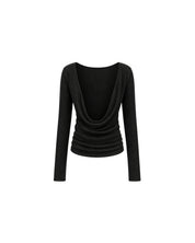 Multi Long Sleeves Top - Black