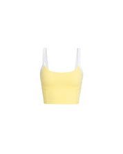 Two-tone Flow Top - Lemon