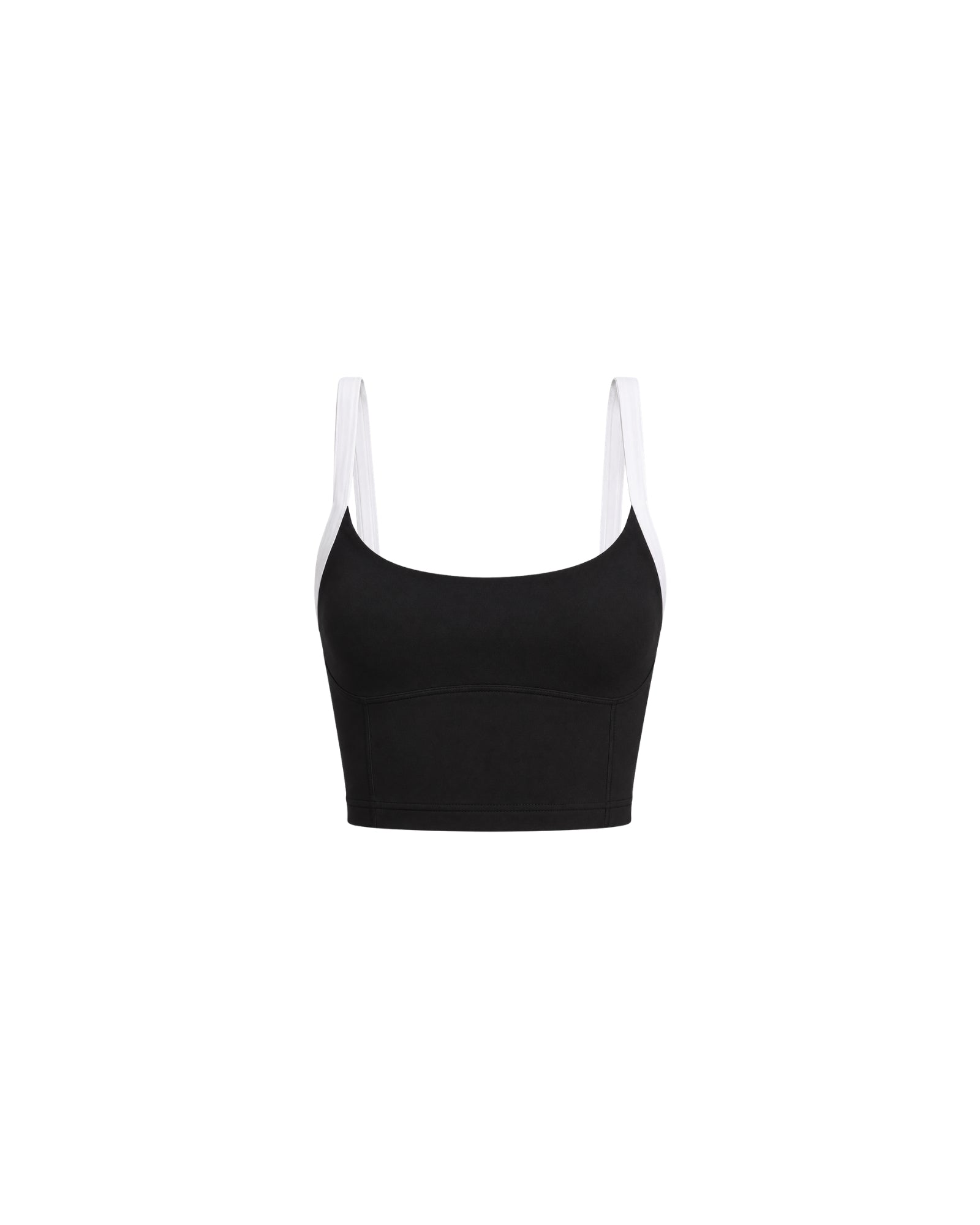 Two-tone Flow Top - Muse Black