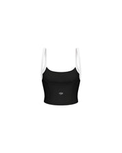 Two-tone Flow Top - Muse Black