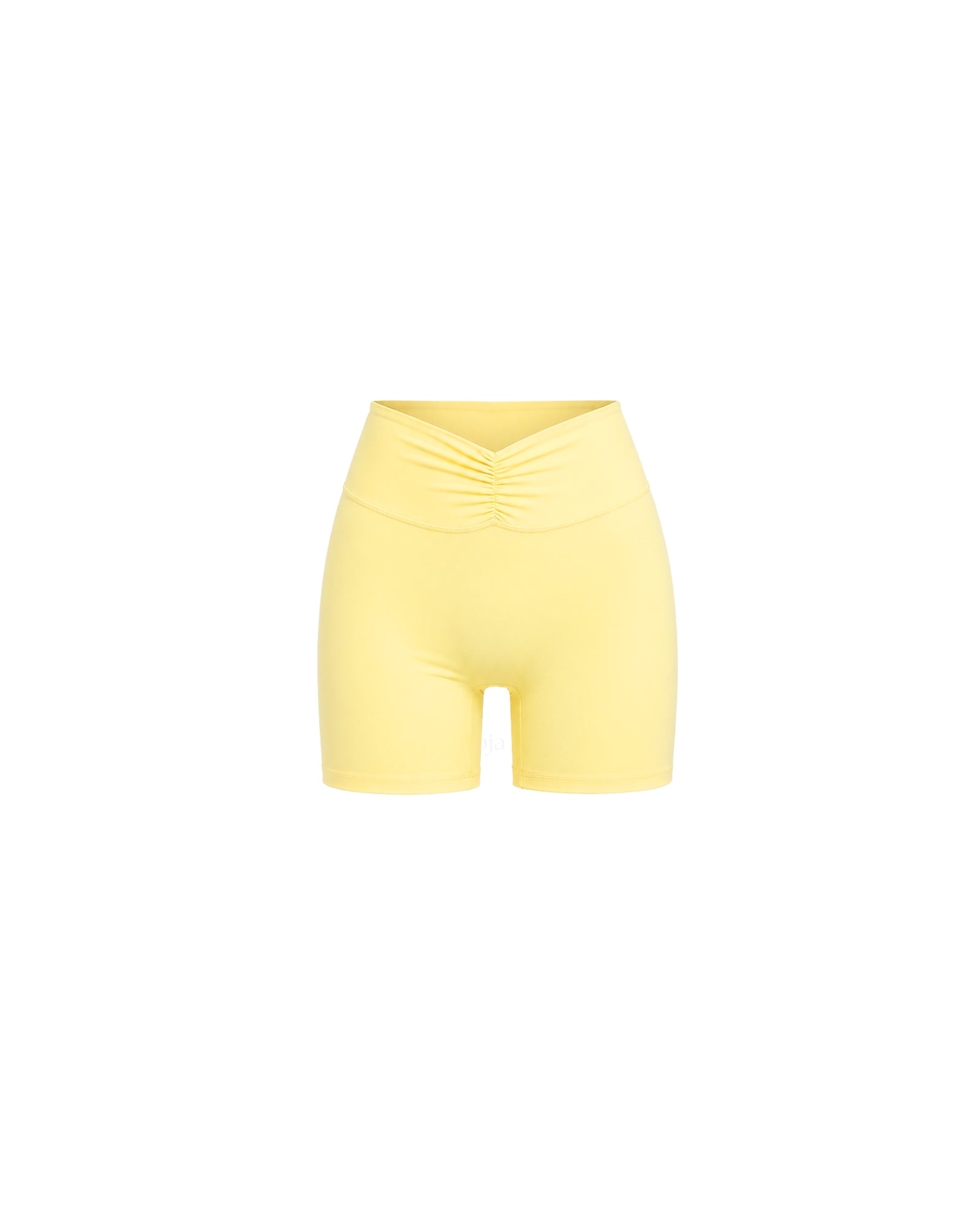 Flow Scrunch Shorts - Lemon