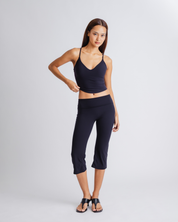 Serene Cross Tank - Muse Black