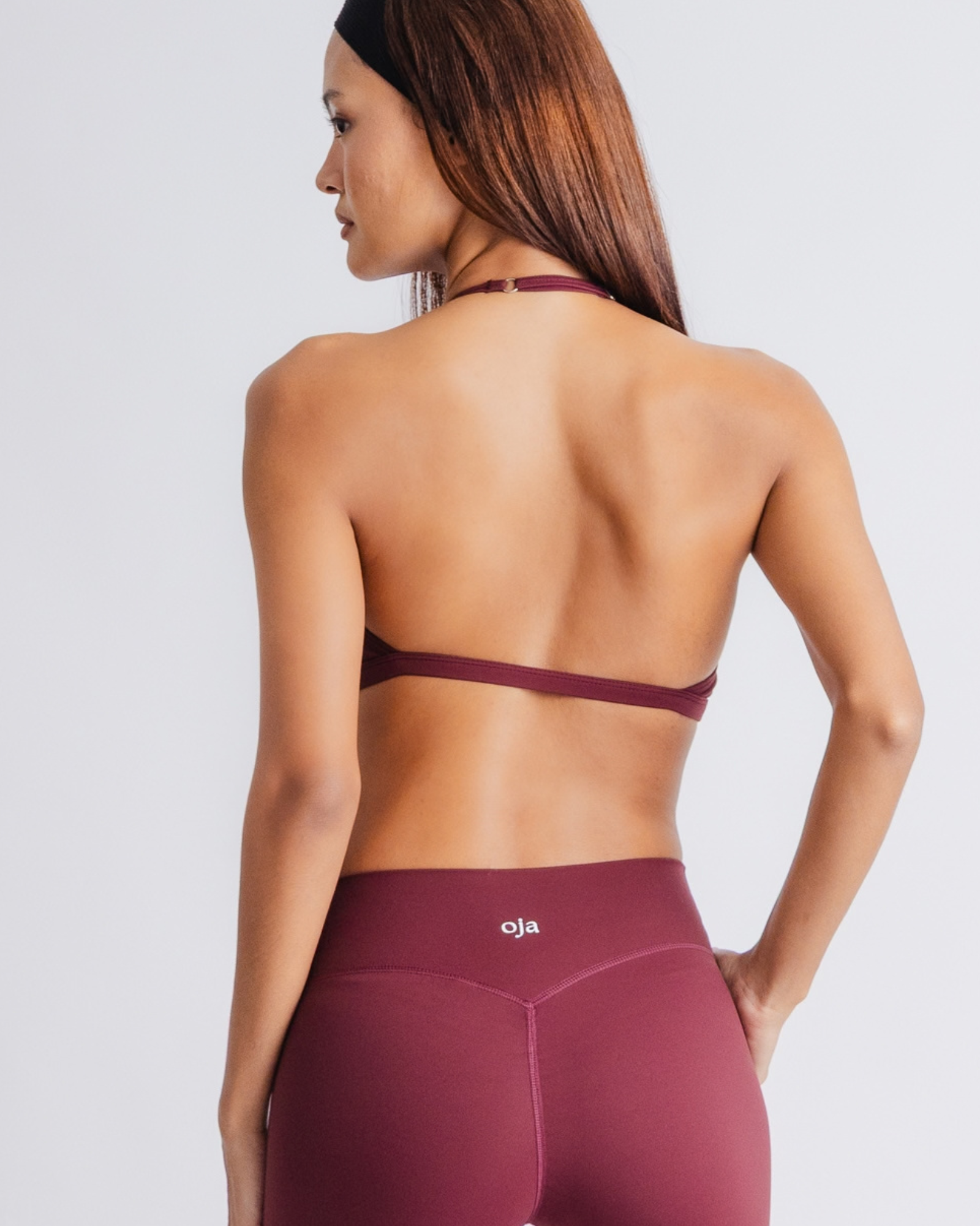 Cosmo Halter Bra - Red Berry
