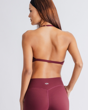 Cosmo Halter Bra - Red Berry