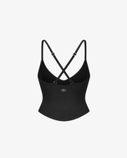 Serene Cross Tank - Muse Black