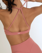 Motion Scrunch Bra - Dusty Pink