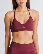 Cosmo Halter Bra - Red Berry