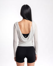Multi Long Sleeves Top - White