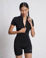 BEFREE Zipped Up Onesie - Black
