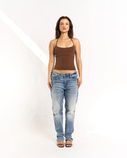 Amanda Halter Top - Espresso
