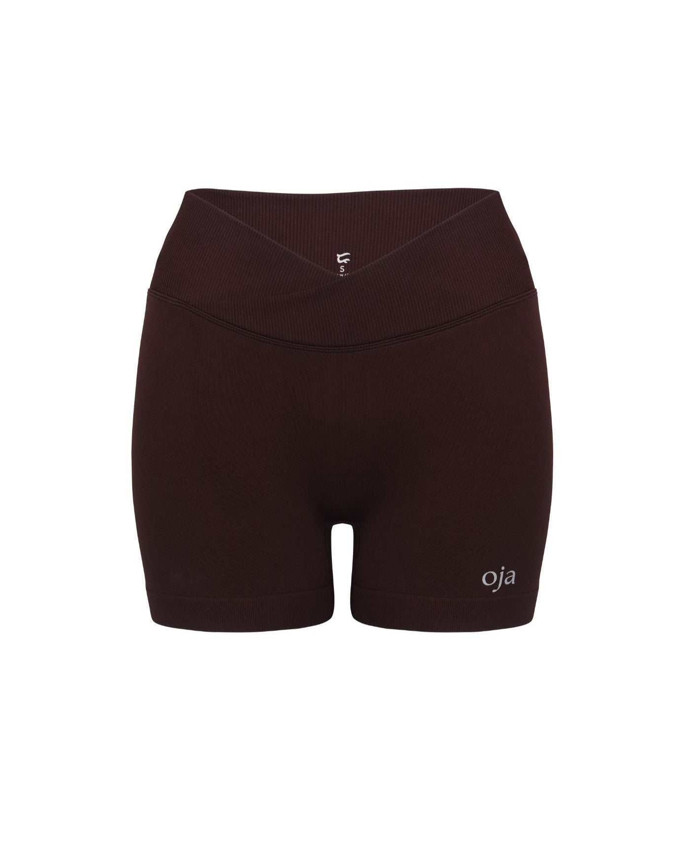 AYLA SHORTS, ESPRESSO Front