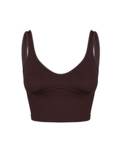 AYLA TOP, ESPRESSO front