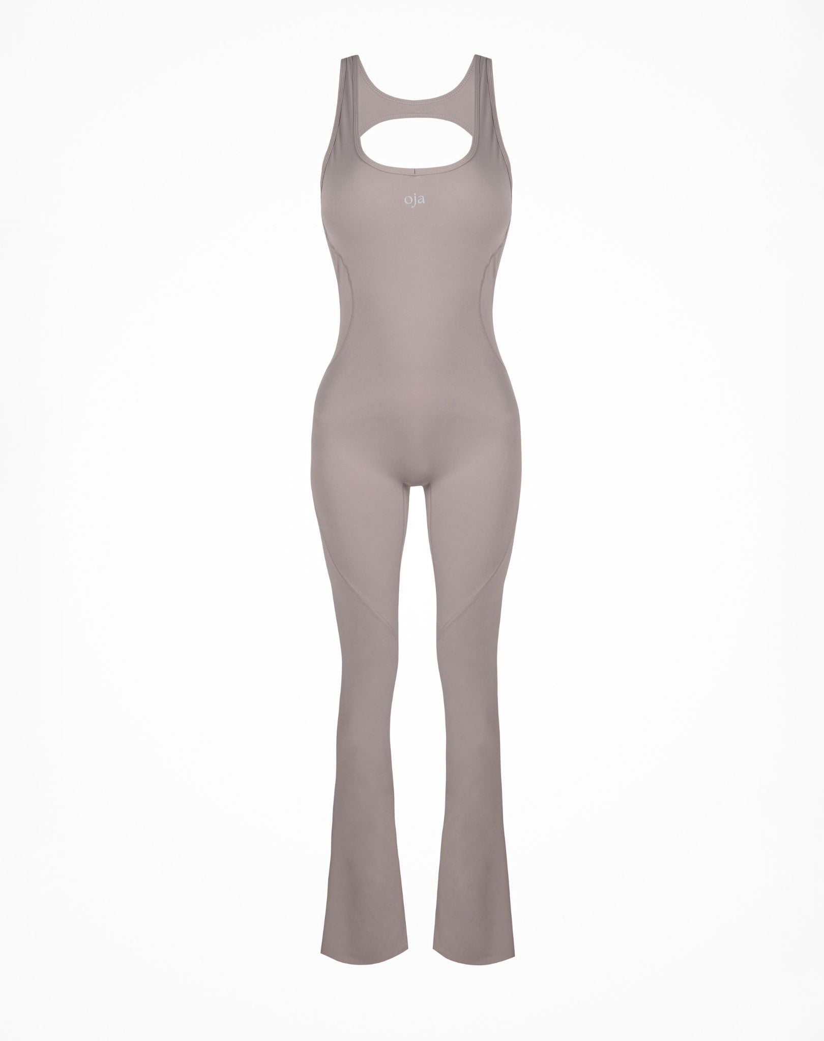 BEFREE Flared Jumpsuit - Taupe