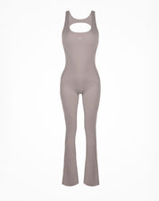BEFREE Flared Jumpsuit - Taupe