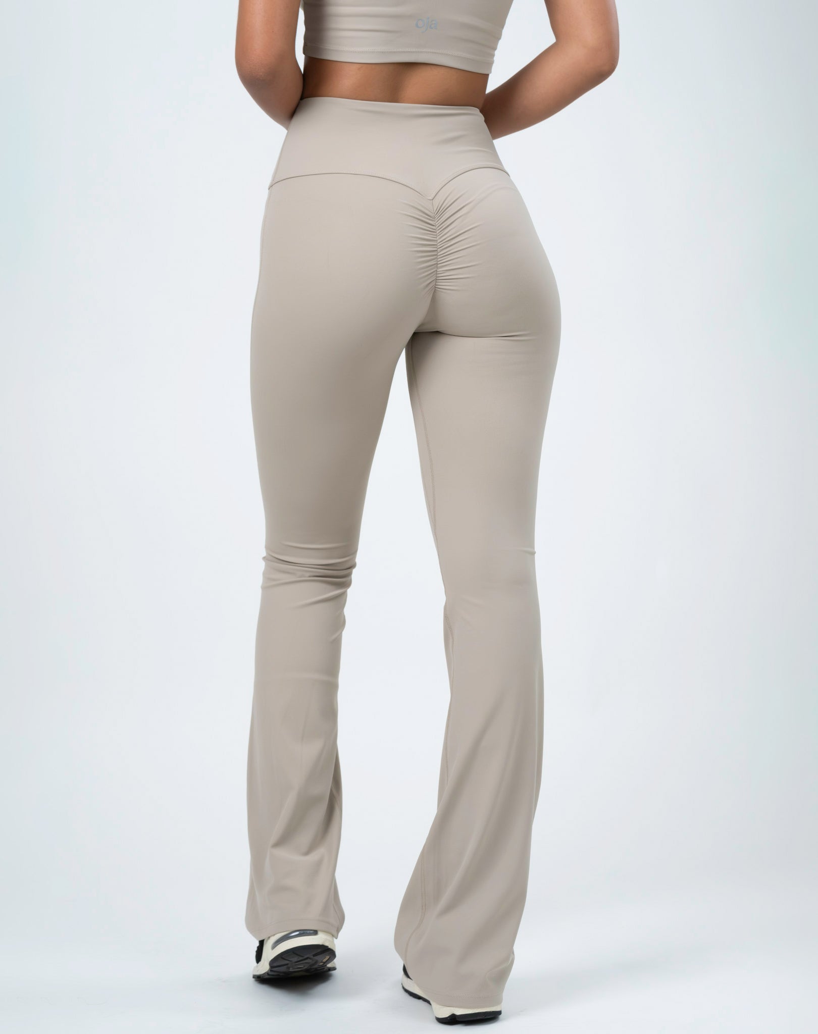 BEFREE Flared Leggings - Almond