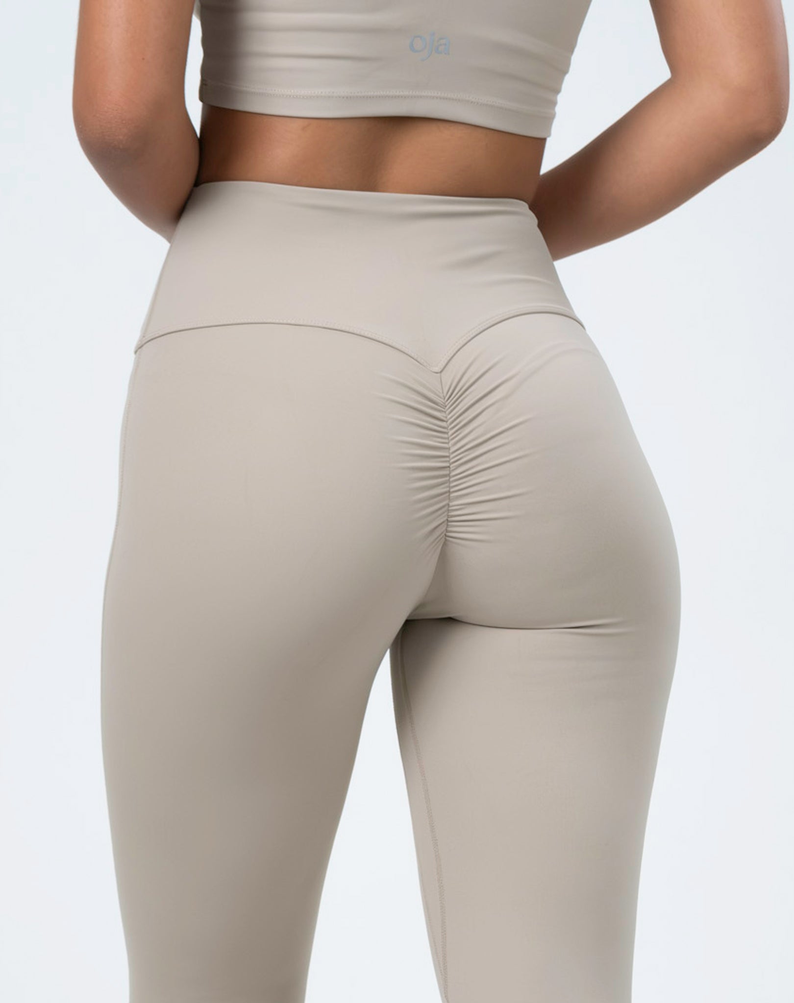 BEFREE Flared Leggings - Almond