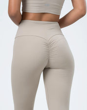 BEFREE Flared Leggings - Almond