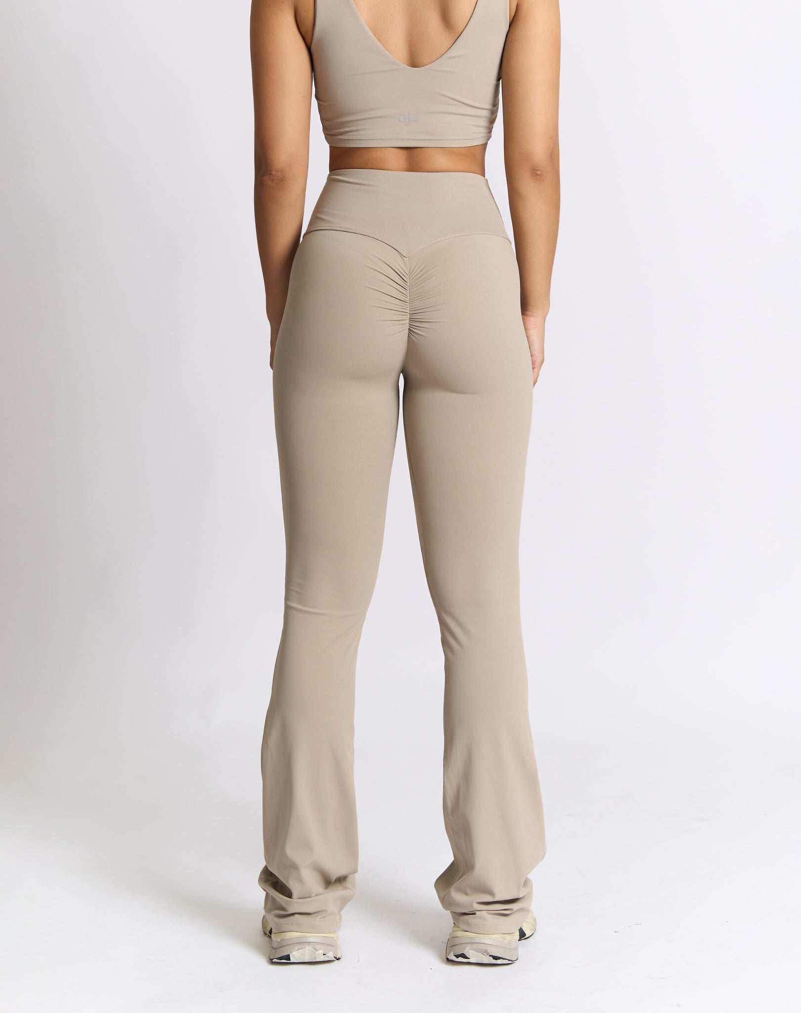 BEFREE Flared Leggings - Almond