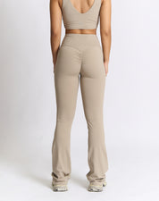 BEFREE Flared Leggings - Almond