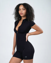 BEFREE Zipped Up Onesie - Black