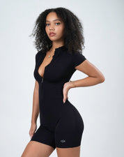 BEFREE Zipped Up Onesie - Black