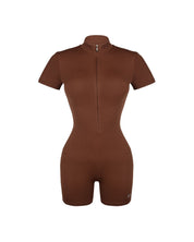 BEFREE - Zipped Up Onesie, Chocolate