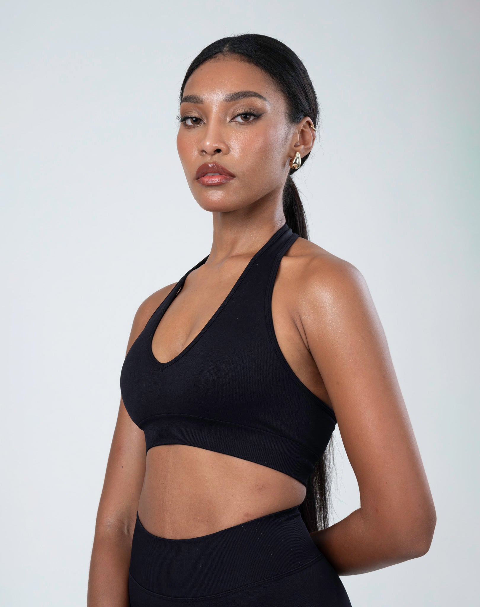 Elira Halter Top - Black