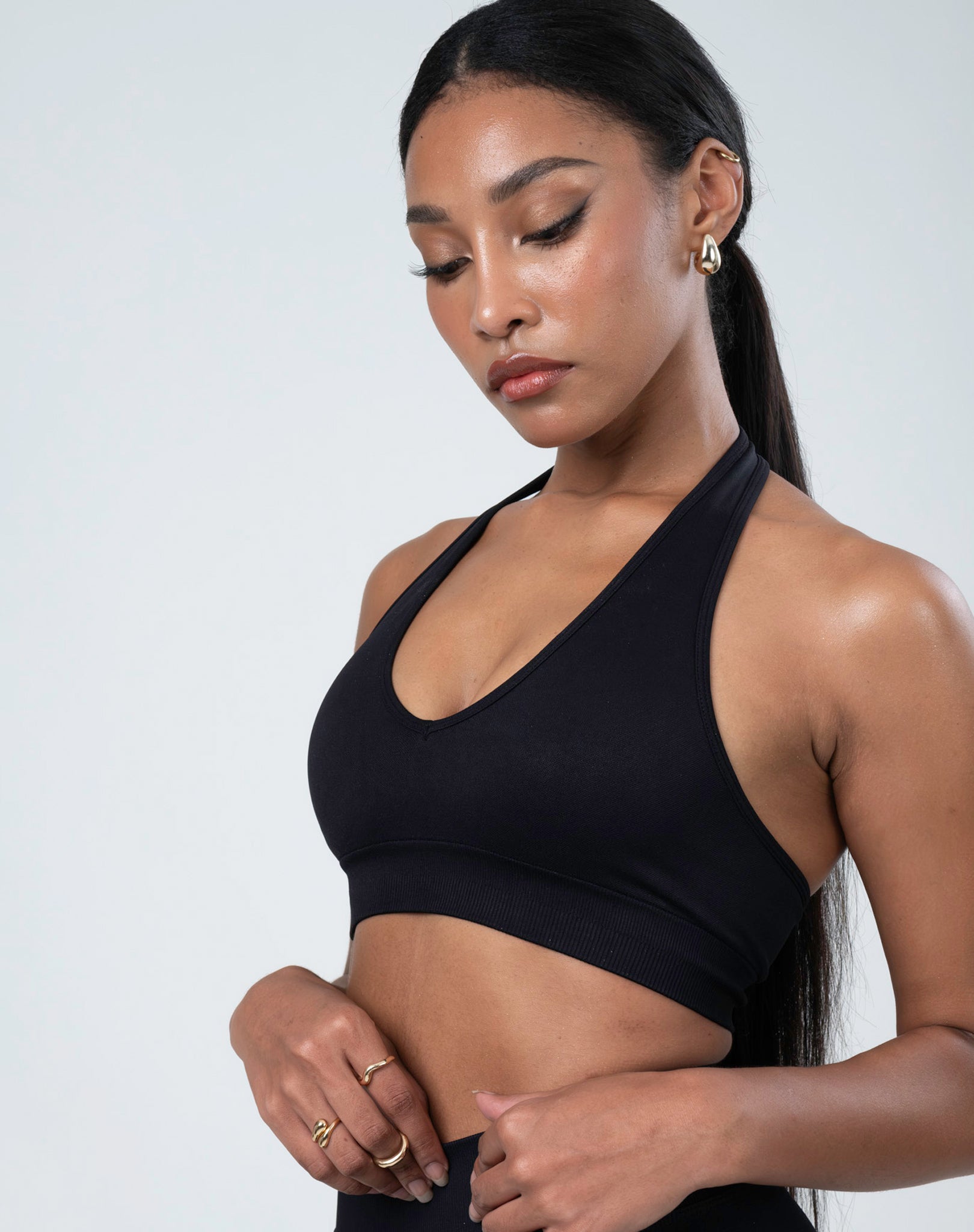 Elira Halter Top - Black