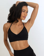 Motion Scrunch Bra - Black
