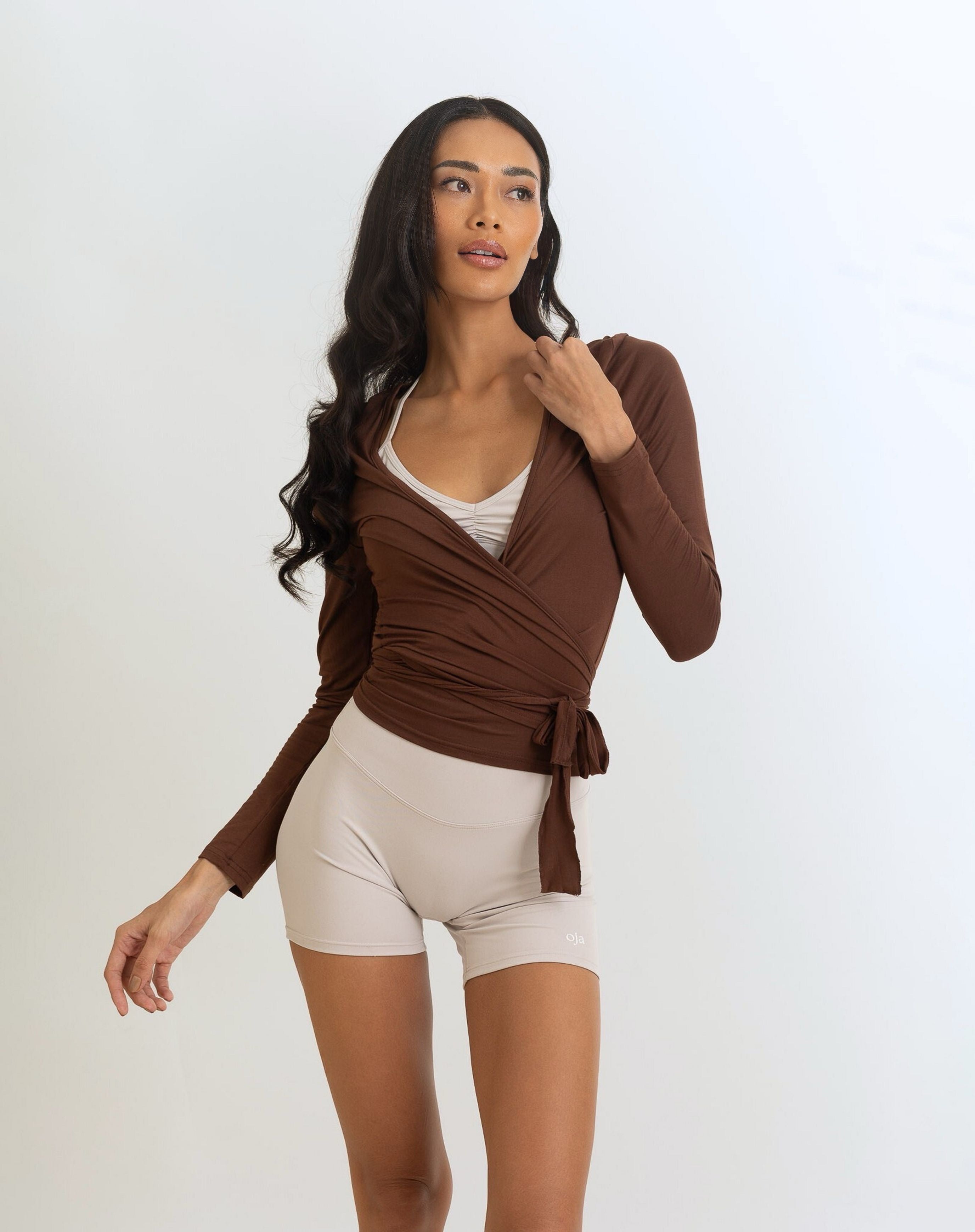 Chic Ballet Wrap - Espresso