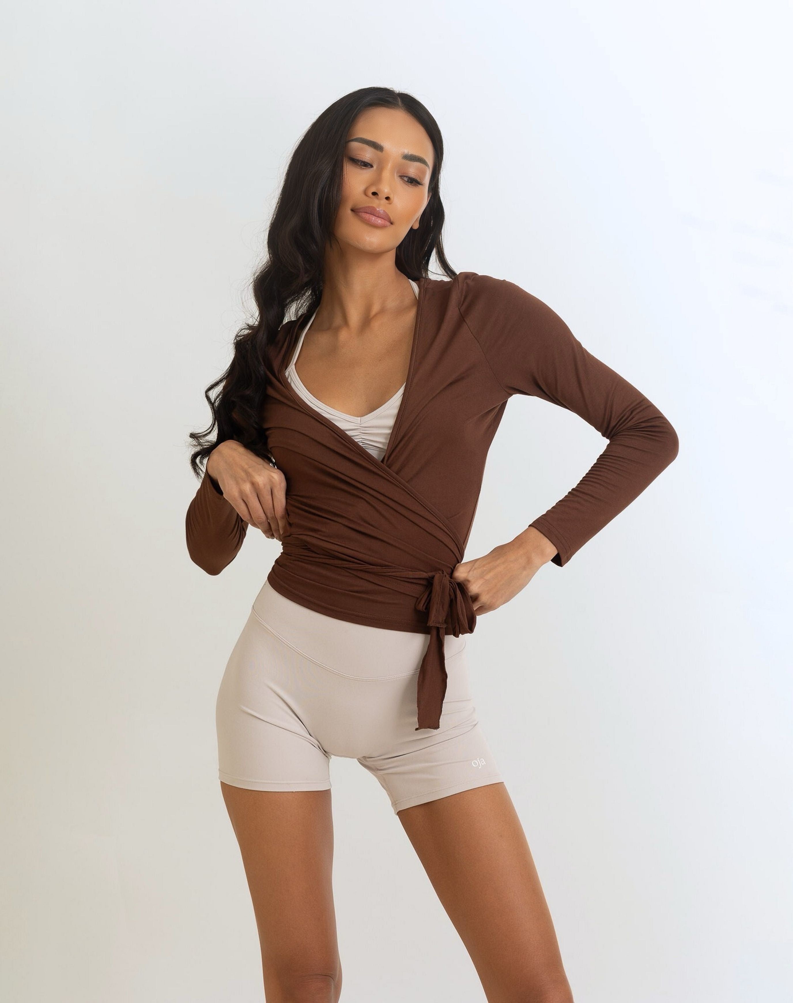 Chic Ballet Wrap - Espresso