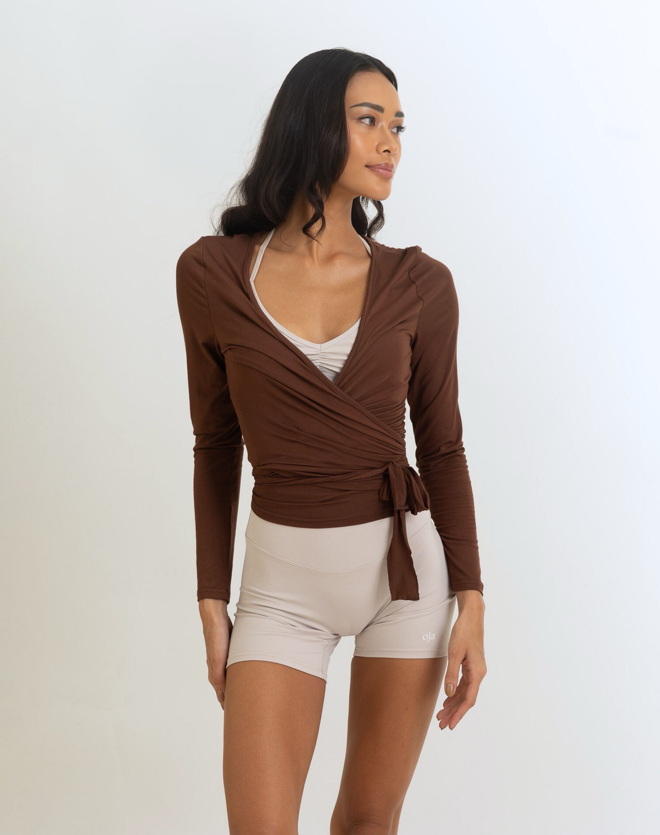 Chic Ballet Wrap - Espresso