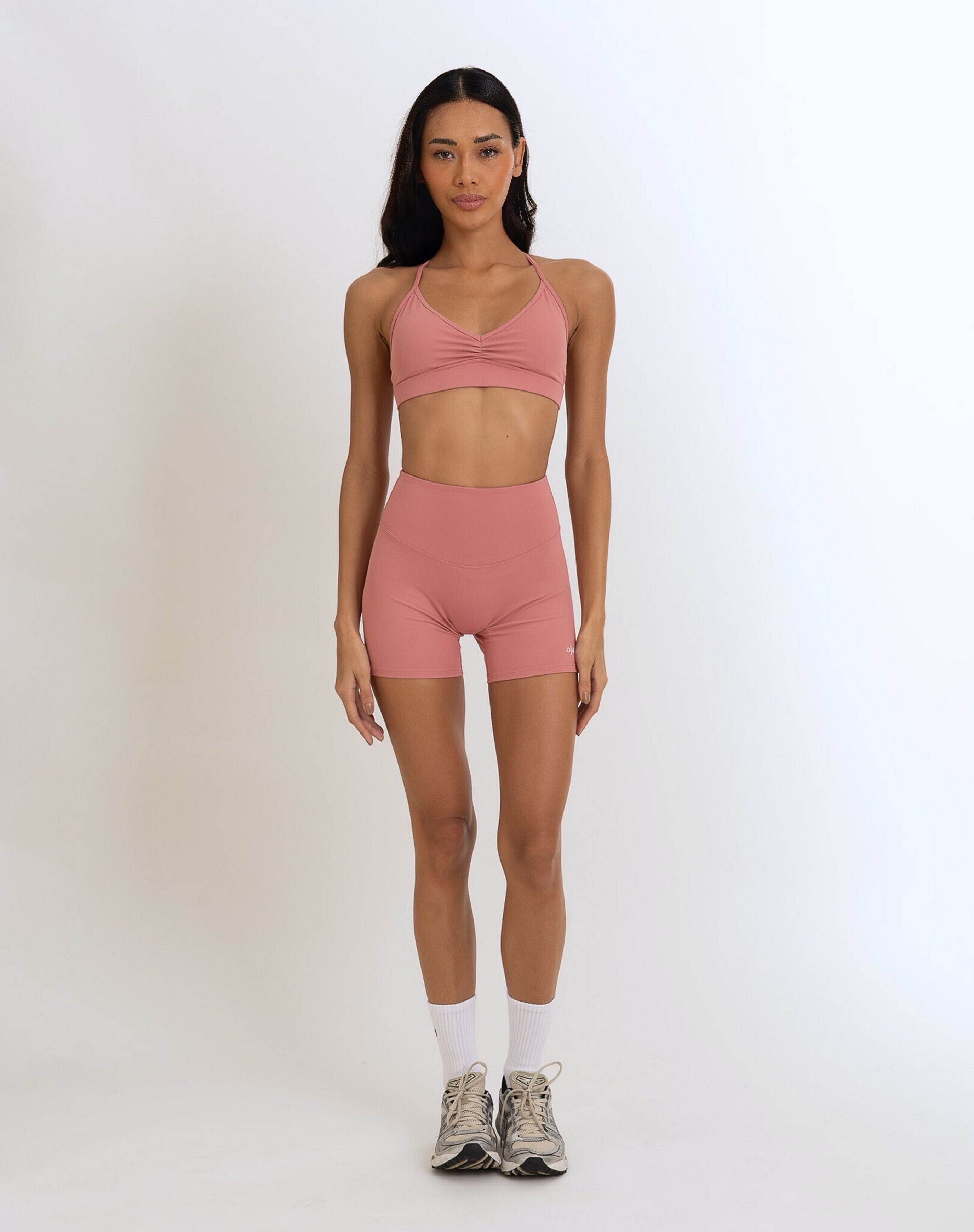 Motion Scrunch Bra - Dusty Pink
