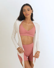 Motion Scrunch Bra - Dusty Pink