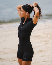 BEFREE Zipped Up Onesie - Black