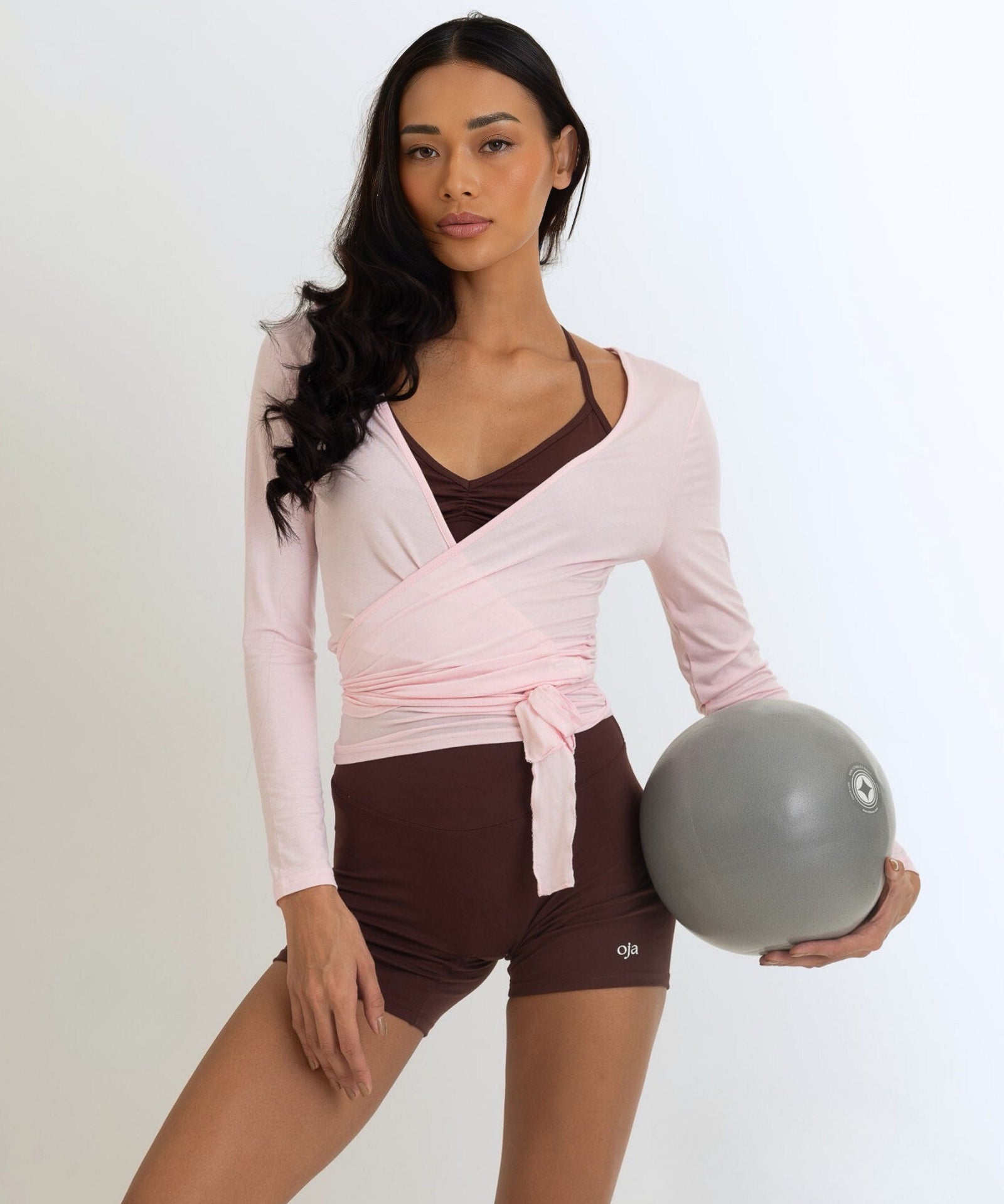 OJA Wear - Pink Chic Ballet Wrap - Activewear & Athleisure for Pilates and Workouts - Philippines