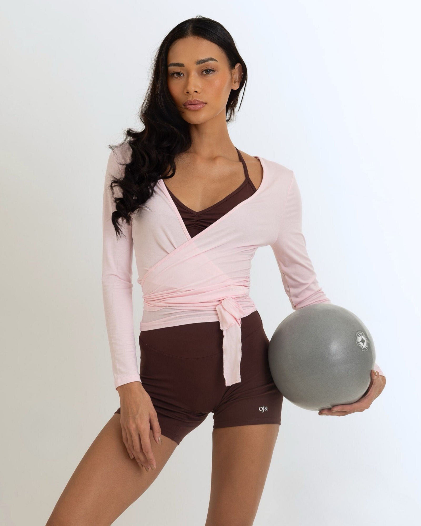 OJA Wear - Pink Chic Ballet Wrap - Activewear & Athleisure for Pilates and Workouts - Philippines