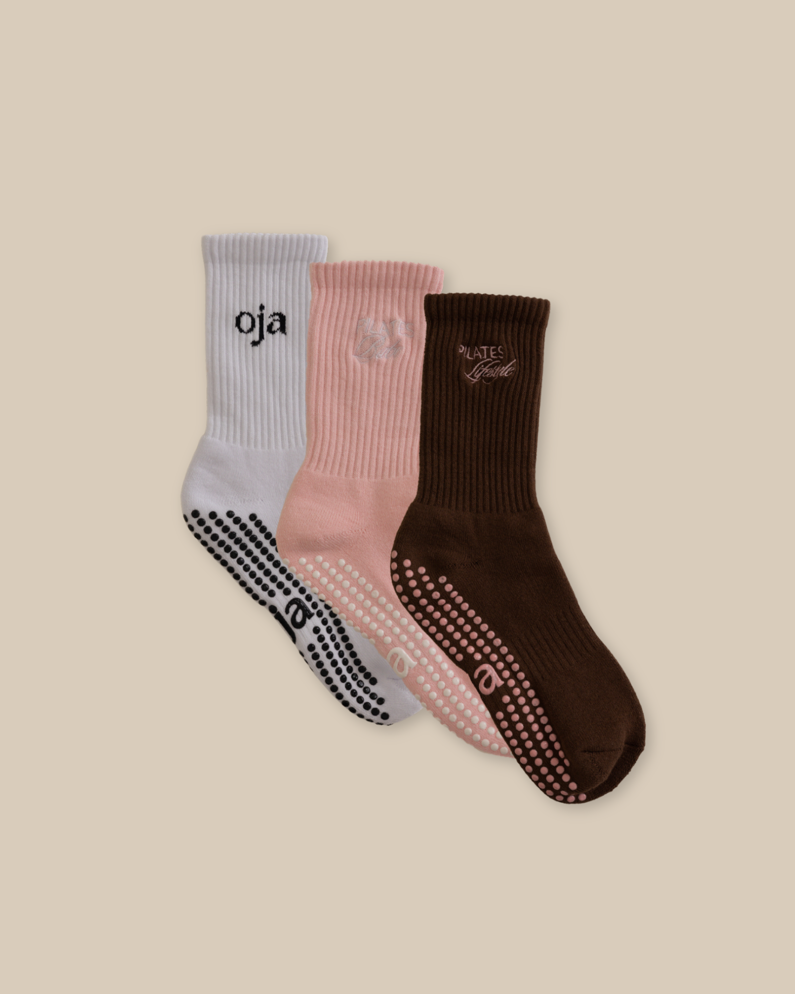 OJA Wear - Elevated Essentials Grip Socks - Premium Activewear & Athleisure for Pilates and Workouts - Philippines