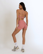 OJA Wear - Dusty Pink Motion Scrunch Bra - Activewear & Athleisure for Pilates and Workouts - Philippines