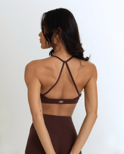 OJA Wear - Espresso Motion Scrunch Bra - Activewear & Athleisure for Pilates and Workouts - Philippines