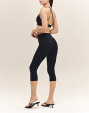 Capri Leggings - Muse Black